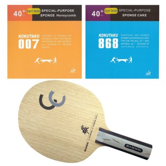 SANWEI ไม้ปิงปองรุ่น CC Carbon ด้ามหางตรง + ยางปิงปอง KOKUTAKU 868 40+ และ ยางปิงปอง KOKUTAKU 007 40+ , Export Version SANWEI ไม้ปิงปองรุ่น CC Carbon ด้ามหางตรง + ยางปิงปอง KOKUTAKU 868 40+ และ ยางปิงปอง KOKUTAKU 007 40+ , Export Version