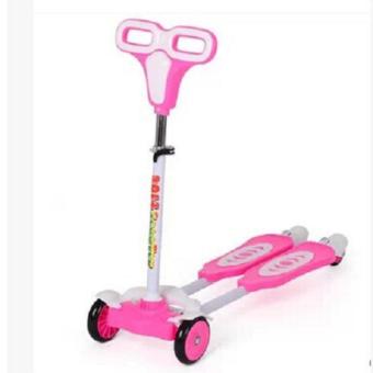 จักรยานสกู๊ตเตอร์ระบบดุ๊กดิ๊ก แบบ 4 ล้อ GS01 pink จักรยานสกู๊ตเตอร์ระบบดุ๊กดิ๊ก แบบ 4 ล้อ GS01 pink