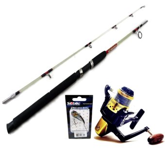 Tonlew Set Fishing ชุดคันตัน 6ฟุต+รอกBG 2000 ลูกปืน5ตลับ รุ่นใหม่ แถมฟรีเหยื่อปลอม สำหรับตกปลาช่อน ชะโด Tonlew Set Fishing ชุดคันตัน 6ฟุต+รอกBG 2000 ลูกปืน5ตลับ รุ่นใหม่ แถมฟรีเหยื่อปลอม สำหรับตกปลาช่อน ชะโด