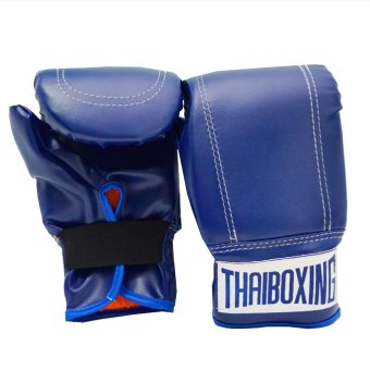 THAIBOXING แบ็คชกกระสอบทรายแบบจีบหนังเทียม (สีน้ำเงิน) THAIBOXING แบ็คชกกระสอบทรายแบบจีบหนังเทียม (สีน้ำเงิน)