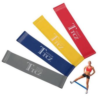 Hayashi ยางยืด ออกกำลังกาย บริหารร่างกาย TTCZ Exercise Band Loop (สีเหลือง, น้ำเงิน, แดง, เทา Hayashi ยางยืด ออกกำลังกาย บริหารร่างกาย TTCZ Exercise Band Loop (สีเหลือง, น้ำเงิน, แดง, เทา