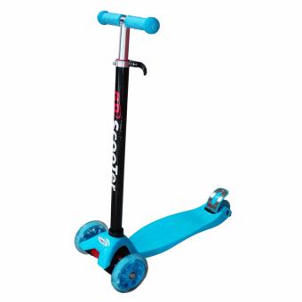 Scooter รถสกู๊ตเตอร์ 4 ล้อ - รุ่นใหม่ล้อมีไฟ LED ปรับความสูงได้ - สีฟ้า Scooter รถสกู๊ตเตอร์ 4 ล้อ - รุ่นใหม่ล้อมีไฟ LED ปรับความสูงได้ - สีฟ้า