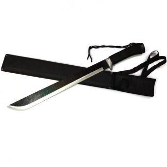 FHS Knife STAINLESS STEEL 420 มีดเดินป่าขนาดใหญใบตรงปลายโค้ง (ผิวไม่เรียบ) ใบเหล็กเนื้อมีลาย FHS Knife STAINLESS STEEL 420 มีดเดินป่าขนาดใหญใบตรงปลายโค้ง (ผิวไม่เรียบ) ใบเหล็กเนื้อมีลาย