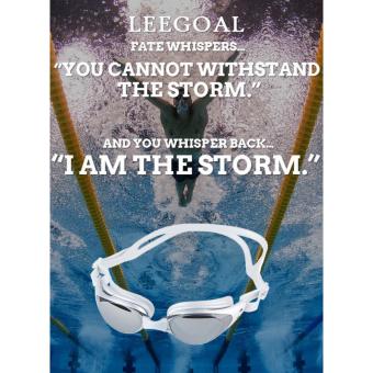 Leegoal ผู้ใหญ่ไม่พร่าเลือนแอนตี้ยูวีว่ายน้ำแว่นตาว่ายน้ำแว่นตา (เงินสีเทา) Leegoal ผู้ใหญ่ไม่พร่าเลือนแอนตี้ยูวีว่ายน้ำแว่นตาว่ายน้ำแว่นตา (เงินสีเทา)