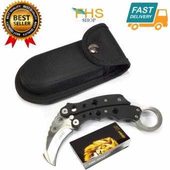 FHS SUPER KNIFE KARAMBIT มีดพับคารัมบิทและควมในเล่นเดียว ใบรวมด้ามยาว 15 cm. FHS SUPER KNIFE KARAMBIT มีดพับคารัมบิทและควมในเล่นเดียว ใบรวมด้ามยาว 15 cm.