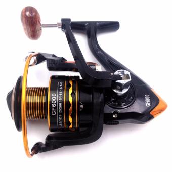 Kinglion Sport รอกสปินนิ่งสีดำเบอร์6000 รอกตกปลาลูกปืน13ตลับ อุปกรณ์ตกปลา BLACK 13 Ball Bearings Speed Spinning Reel 5.6:1 13BB GF6000 for Saltwater & Freshwater Fishing Kinglion Sport รอกสปินนิ่งสีดำเบอร์6000 รอกตกปลาลูกปืน13ตลับ อุปกรณ์ตกปลา BLACK 13 Ball Bearings Speed Spinning Reel 5.6:1 13BB GF6000 for Saltwater & Freshwater Fishing