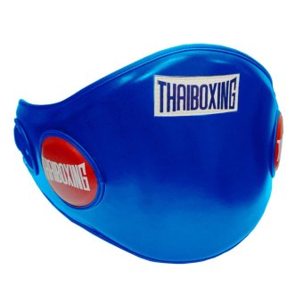 THAIBOXING เป้าป้องกันหน้าท้องหนังเทียม สีน้ำเงิน THAIBOXING เป้าป้องกันหน้าท้องหนังเทียม สีน้ำเงิน