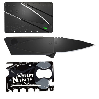 Elit มีดพับ บัตรเครดิต มีดการ์ด + NINJA WALLET Card 18 in 1 tools การ์ดอเนกประสงค์ Elit มีดพับ บัตรเครดิต มีดการ์ด + NINJA WALLET Card 18 in 1 tools การ์ดอเนกประสงค์