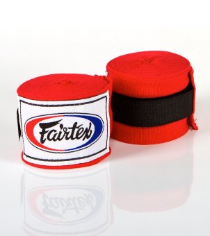 FAIRTEX ผ้าพันมือ แฟร์เท้ก สีแดง - FAIRTEX Elastic HandWraps - Red FAIRTEX ผ้าพันมือ แฟร์เท้ก สีแดง - FAIRTEX Elastic HandWraps - Red