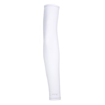 MEGA Arm Sleeves ปลอกแขน รุ่น Basic Style - White MEGA Arm Sleeves ปลอกแขน รุ่น Basic Style - White