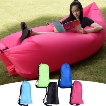 โซฟาลม แบบพกพา Air Inflatable Hangout Sofa, Sleeping Bag, Beach Lounge Sofa air bag (สีชมพู) โซฟาลม แบบพกพา Air Inflatable Hangout Sofa, Sleeping Bag, Beach Lounge Sofa air bag (สีชมพู)