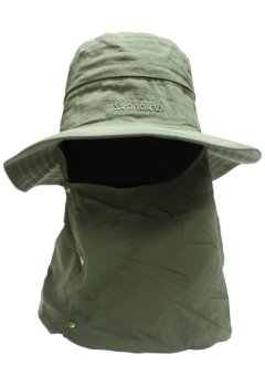 Field and camping หมวกปีกปิดหน้า ขนาด 32x33x10 ซม.สีเขียว Field and camping หมวกปีกปิดหน้า ขนาด 32x33x10 ซม.สีเขียว