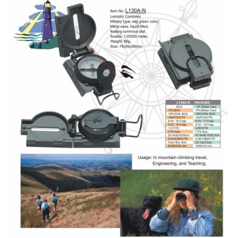 Marching เข็มทิศเดินป่า Lensatic Compass Marching เข็มทิศเดินป่า Lensatic Compass