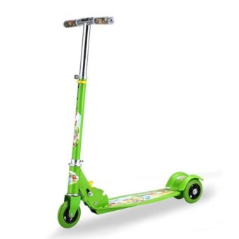 Kick Scooter 3 ล้อ ขนาด 4 นิ้ว สำหรับผู้เริ่มเล่น ( สีเขียว ) Kick Scooter 3 ล้อ ขนาด 4 นิ้ว สำหรับผู้เริ่มเล่น ( สีเขียว )