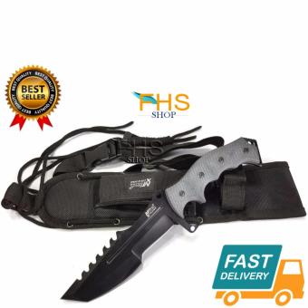 FHS Mtech XTREME KNIVES มีดเดินป่าแบบรัดต้นขา ใบมีดแบบเหล็กชิ้นเดียว ขนาดใบรวมด้าม 28 cm. FHS Mtech XTREME KNIVES มีดเดินป่าแบบรัดต้นขา ใบมีดแบบเหล็กชิ้นเดียว ขนาดใบรวมด้าม 28 cm.