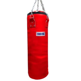 THAIBOXING กระสอบทรายหนังเทียม ขนาด 90x32 cm. สีแดง (เฉพาะตัวกระสอบทรายและโซ่) THAIBOXING กระสอบทรายหนังเทียม ขนาด 90x32 cm. สีแดง (เฉพาะตัวกระสอบทรายและโซ่)