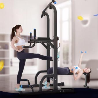 B&G บาร์โหนตั้งพื้น บาร์โหน ยืดตัว บริหารหน้าท้อง Pull Up Station Chin Up and Dip Bar (สีดำ/ฟ้า) B&G บาร์โหนตั้งพื้น บาร์โหน ยืดตัว บริหารหน้าท้อง Pull Up Station Chin Up and Dip Bar (สีดำ/ฟ้า)