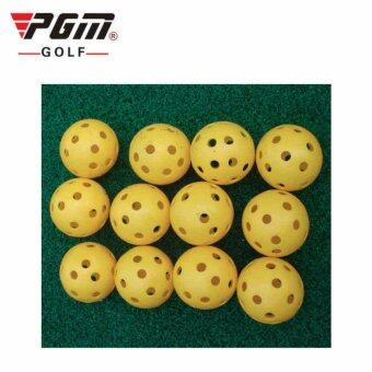 PGM ลูกกอล์ฟ พลาสติก สำหรับฝึกหัดตีกอล์ฟ แพ็ค 12 ลูก (Q009)(RED) PGM ลูกกอล์ฟ พลาสติก สำหรับฝึกหัดตีกอล์ฟ แพ็ค 12 ลูก (Q009)(RED)