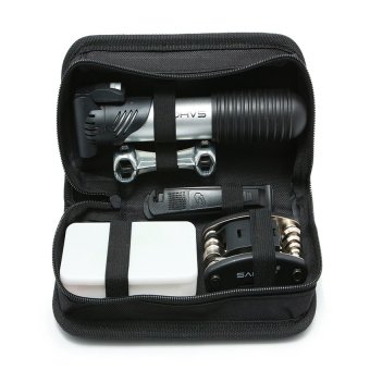 FIX GEAR : SAHOO Handy Bike Tool ชุดกระเป๋าเครื่องมือซ่อมจักรยาน + ปั๊มลม ชนิดพกพา ติดจักรยานได้ BRP-01 FIX GEAR : SAHOO Handy Bike Tool ชุดกระเป๋าเครื่องมือซ่อมจักรยาน + ปั๊มลม ชนิดพกพา ติดจักรยานได้ BRP-01