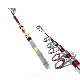 Elit เบ็ดตกปลา พกพา ยาว 2.1 เมตร Telescopic Fishing Rod Carbon Elit เบ็ดตกปลา พกพา ยาว 2.1 เมตร Telescopic Fishing Rod Carbon