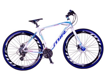 MIR จักรยานไฮบริด 700C / ตัวถัง อลูมิเนียม ไซส์ 49 / เกียร์ SHIMANO 24 สปีด / รุ่น OMICRON (สีฟ้า/ขาว) MIR จักรยานไฮบริด 700C / ตัวถัง อลูมิเนียม ไซส์ 49 / เกียร์ SHIMANO 24 สปีด / รุ่น OMICRON (สีฟ้า/ขาว)