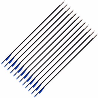 Kinglion Sport (12 PCS) ลูกธนูไฟเบอร์ ขนาด 7 มม. อุปกรณ์ยิงธนู 7MM Fiberglass Arrow Archery for Recurve Bow Kinglion Sport (12 PCS) ลูกธนูไฟเบอร์ ขนาด 7 มม. อุปกรณ์ยิงธนู 7MM Fiberglass Arrow Archery for Recurve Bow