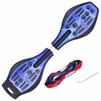 Snakeboard สเน็คบอร์ด สเก็ตบอร์ดไฟฟ้า ที่รองเท้าสเก็ตบอร์ด - Blue Snakeboard สเน็คบอร์ด สเก็ตบอร์ดไฟฟ้า ที่รองเท้าสเก็ตบอร์ด - Blue