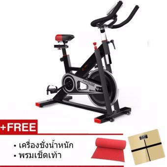B&G SPIN BIKE จักรยานออกกำลังกาย Exercise Fitness Spin Bike Commercial Grade ระบบสายพาน (Black) - รุ่น S401 ฟรี พรมปูพื้น,เครื่องน้ำหนัก (Gold) B&G SPIN BIKE จักรยานออกกำลังกาย Exercise Fitness Spin Bike Commercial Grade ระบบสายพาน (Black) - รุ่น S401 ฟรี พรมปูพื้น,เครื่องน้ำหนัก (Gold)