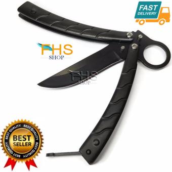 FHS butterfly Knives มีดควงขนาดใบสแตนเลส 17 cm FHS butterfly Knives มีดควงขนาดใบสแตนเลส 17 cm
