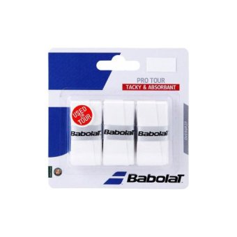BABOLAT กริ๊ปพันด้ามไม้เทนนิส PRO TOUR X 3 WHITE-16 (สีขาว) BABOLAT กริ๊ปพันด้ามไม้เทนนิส PRO TOUR X 3 WHITE-16 (สีขาว)