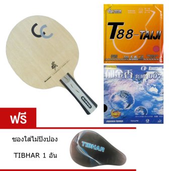 SANWEI ไม้ปิงปองรุ่น CC Carbon ด้ามหางปลา + ยางปิงปอง Sanwei T88-TAIJI ฟองน้ำญี่ปุ่น + ยางปิงปอง KOKUTAKU 007 ฟองน้ำญี่ปุ่น SANWEI ไม้ปิงปองรุ่น CC Carbon ด้ามหางปลา + ยางปิงปอง Sanwei T88-TAIJI ฟองน้ำญี่ปุ่น + ยางปิงปอง KOKUTAKU 007 ฟองน้ำญี่ปุ่น