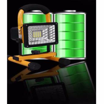 Light Farm ไฟสปอตไลท์แรงสูงแบบพกพา ขนาด 15W พร้อมไฟไซเรนในตัว แพ็ค 1 ชุด Light Farm ไฟสปอตไลท์แรงสูงแบบพกพา ขนาด 15W พร้อมไฟไซเรนในตัว แพ็ค 1 ชุด