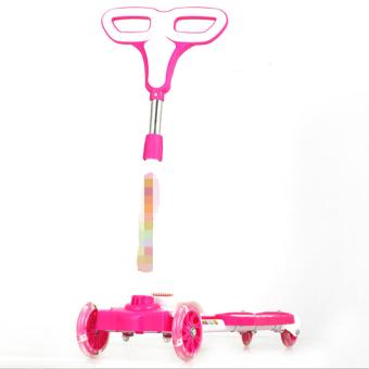 จักรยานสกู๊ตเตอร์ระบบดุ๊กดิ๊ก แบบ 4 ล้อ GS01 pink จักรยานสกู๊ตเตอร์ระบบดุ๊กดิ๊ก แบบ 4 ล้อ GS01 pink