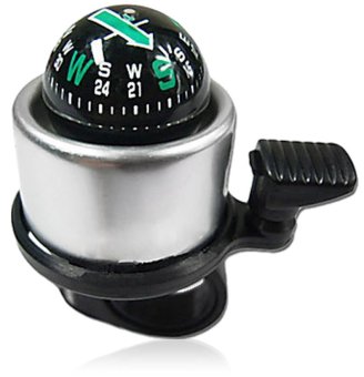IT and Home กระดิ่งเข็มทิศ กระดิ่งจักรยาน compass bell bicycle - สีเงิน IT and Home กระดิ่งเข็มทิศ กระดิ่งจักรยาน compass bell bicycle - สีเงิน