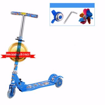 Scooter เด็ก สกู๊ตเตอร์ 3 ล้อ ขนาด 4 นิ้ว ล้อ แบบมีไฟ พับเก็บได้ Scooter เด็ก สกู๊ตเตอร์ 3 ล้อ ขนาด 4 นิ้ว ล้อ แบบมีไฟ พับเก็บได้