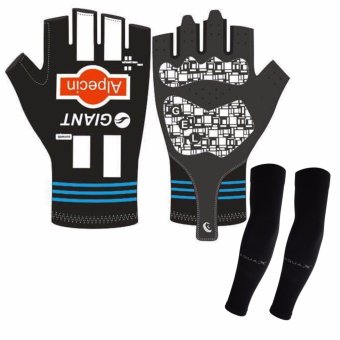 LEE BICYCLE ถุงมือเจลแบบเต็มข้อมือ GIANT+ AQUA-X ปลอกแขนกันแดด กันยูวี (สีดำ) - free size LEE BICYCLE ถุงมือเจลแบบเต็มข้อมือ GIANT+ AQUA-X ปลอกแขนกันแดด กันยูวี (สีดำ) - free size