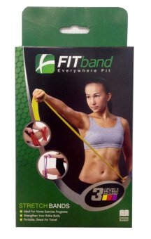 FITband ยางยืด ออกกำลังกาย 3 ระดับ - กล่องเขียว FITband ยางยืด ออกกำลังกาย 3 ระดับ - กล่องเขียว