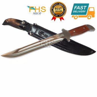 FHS ASE KNIVES มีดเดินป่าขนาดกลางใบเหล็กชิ้นเดียว ขนาดใบรวมด้าม 38 cm. FHS ASE KNIVES มีดเดินป่าขนาดกลางใบเหล็กชิ้นเดียว ขนาดใบรวมด้าม 38 cm.