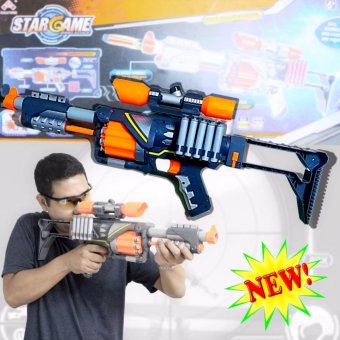 ปืนเนิร์ฟ ขนาด 65cm Nerf gun กระสุนโฟม 20 นัด มาใหม่เล่นสนุก ปืนเนิร์ฟ ขนาด 65cm Nerf gun กระสุนโฟม 20 นัด มาใหม่เล่นสนุก