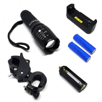 Air swimmer ชุดไฟฉายแรงสูง CREE L2 ปรับซูมได้ ไฟ 5ระดับ + ที่จับจักรยาน Air swimmer ชุดไฟฉายแรงสูง CREE L2 ปรับซูมได้ ไฟ 5ระดับ + ที่จับจักรยาน