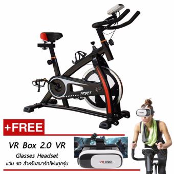 B&G จักรยานนั่งปั่นออกกำลังกาย Exercise Spin Bike (Black) แถม แว่นตา 3 มิติ VR Box B&G จักรยานนั่งปั่นออกกำลังกาย Exercise Spin Bike (Black) แถม แว่นตา 3 มิติ VR Box