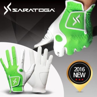 SARATOGA ถุงมือกอล์ฟ (สีเขียว 1pc) SARATOGA ถุงมือกอล์ฟ (สีเขียว 1pc)