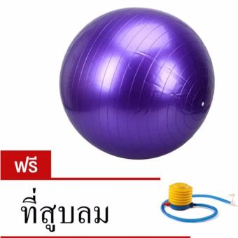 SANGYAลูกบอลโยคะ 65 ซม. รุ่น DK-065 (สีม่วง) แถมฟรี ที่สูบลม SANGYAลูกบอลโยคะ 65 ซม. รุ่น DK-065 (สีม่วง) แถมฟรี ที่สูบลม
