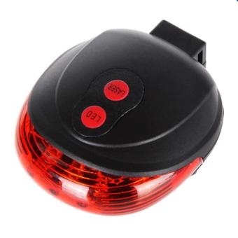 ซื้อ/ขาย JJ ไฟเลเซอร์ท้ายรถจักรยาน Bike Light Tail Bicycle Laser รุ่น DW-681 (Red)