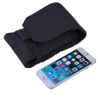LLS 4.7 Inch Outdoor Bag Belt Loop Hook Case Pouch For Mobile Phoneblack - intl
