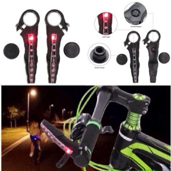 ราคา Lotte แฮนด์จักรยานไฟ LED Warning Handle Bar Bike Light - C-811