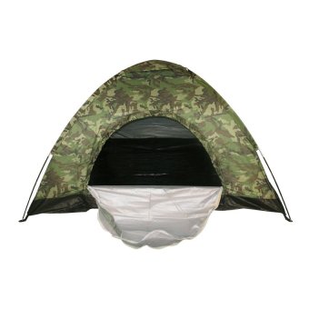 MD  เต้นท์โดมลายพลางแบบพกพา สำหรับ 4 คน TENT04 - Green