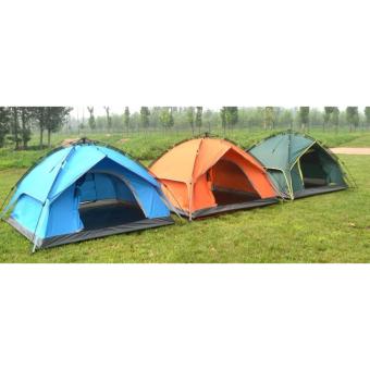 Outdoor Hydraulic AutomaticTents 3-4 Person CampingHiking Tents With Carry Bag  เต็นท์ ขนาดใหญ่ เหมาะกับ 3-4 คนอยู่ ระบายอากาศได้ดี เต็นท์เดินป่า เต็นท์เดิน เต้น
