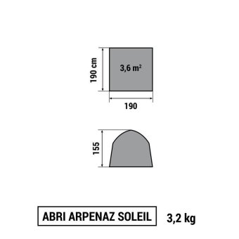Quechua เต๊นท์ Tent SUMMER SHELTER FRESH (สีฟ้า)