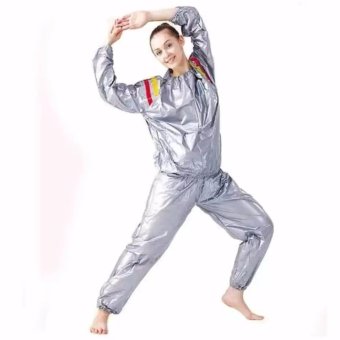 ชุดซาวน่าออกกำลังกายรีดเหงื่อ Sauna suit silver ชุดซาวน่าออกกำลังกายรีดเหงื่อ Sauna suit silver